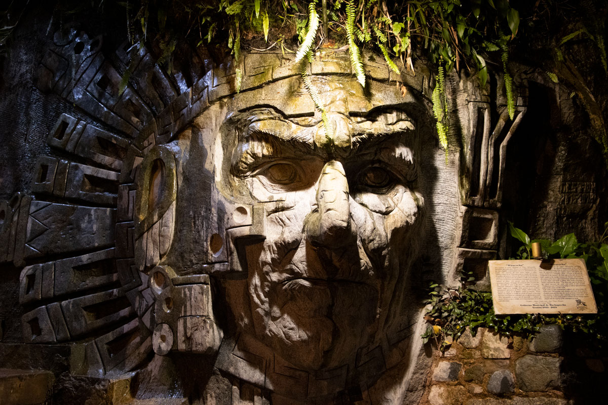 ruins statue