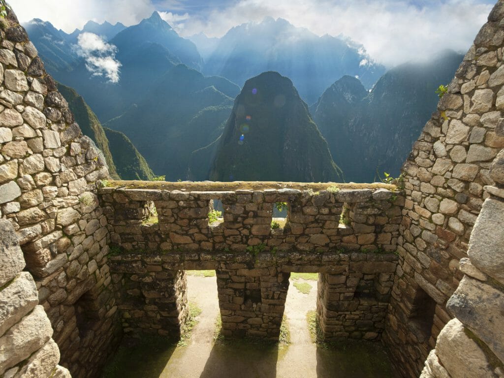 wideview shot of Machu Picchu