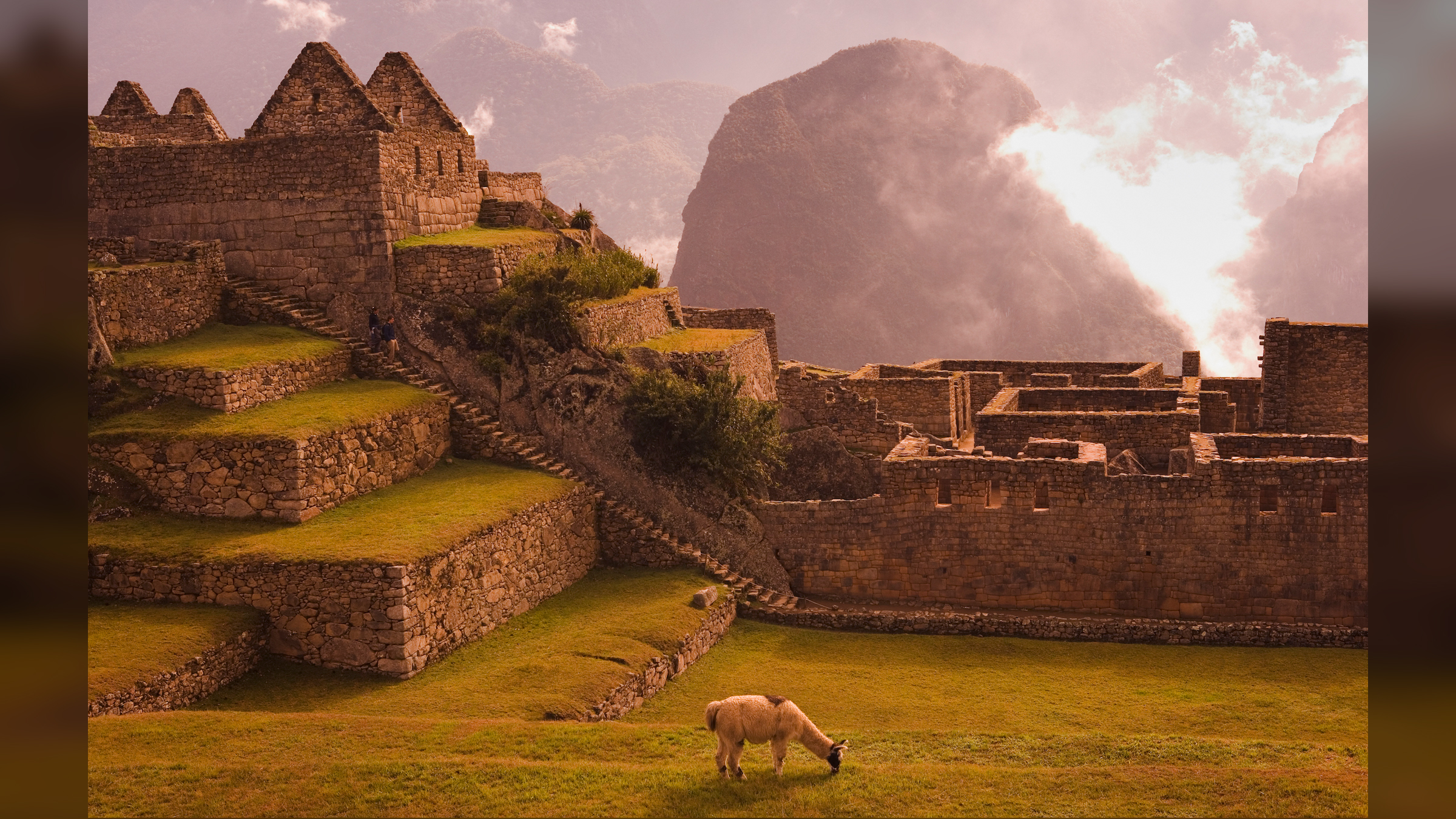 wideview shot of Machu Picchu