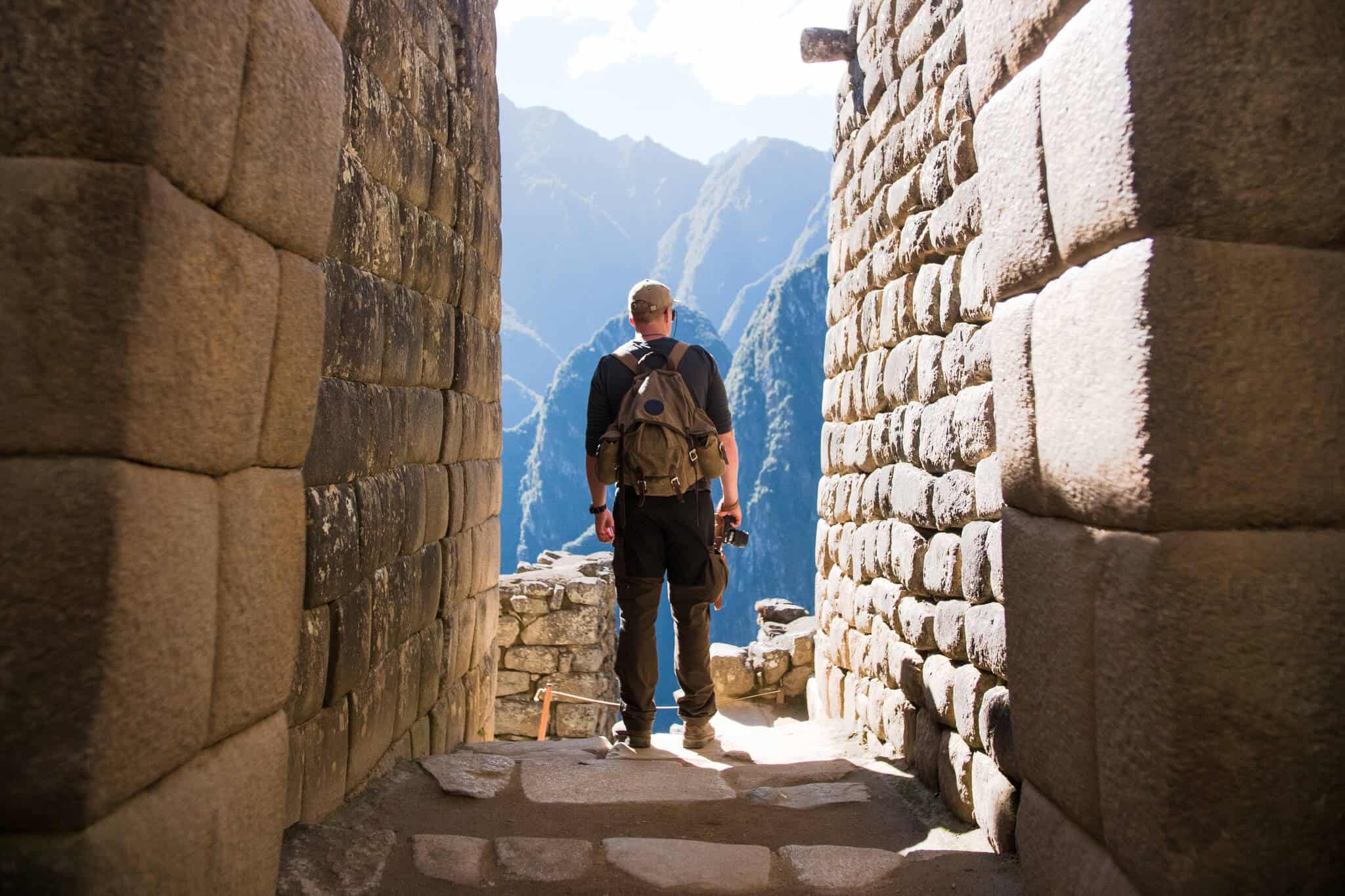 wideview shot of Machu Picchu