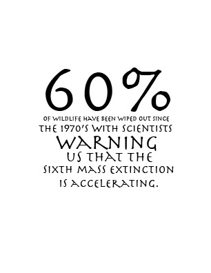 Use of shock for typography