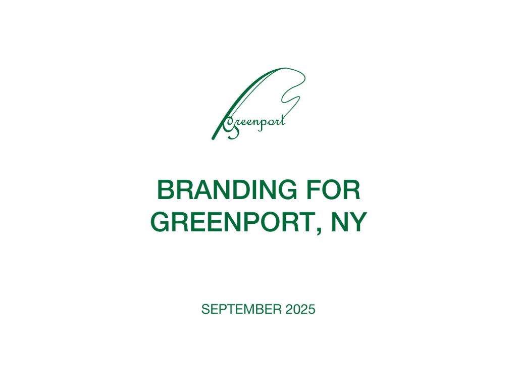 The style guide produced for Greenport, NY.